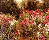 Louis Aston Knight A Flower Garden painting
